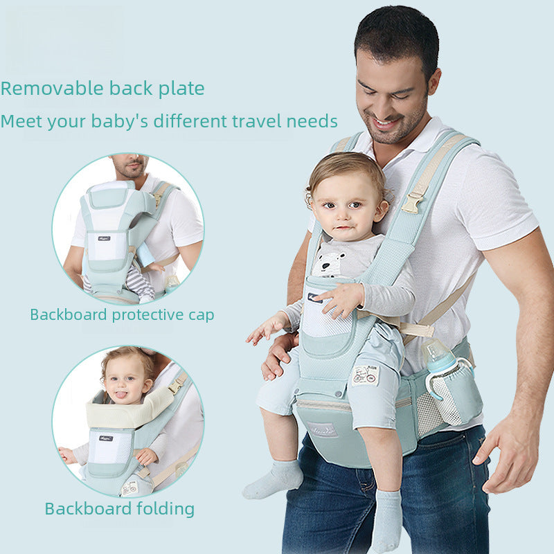 Baby Carrier Backpack Hiking Newborn Sling Wrap Infant Adjustable Strong Washable Lumber support